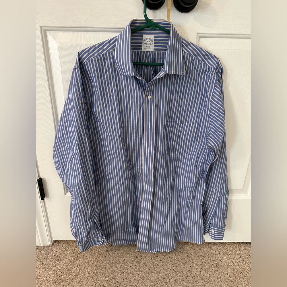 Men’s Brooks Brothers Non-iron slim fit shirt 16-35